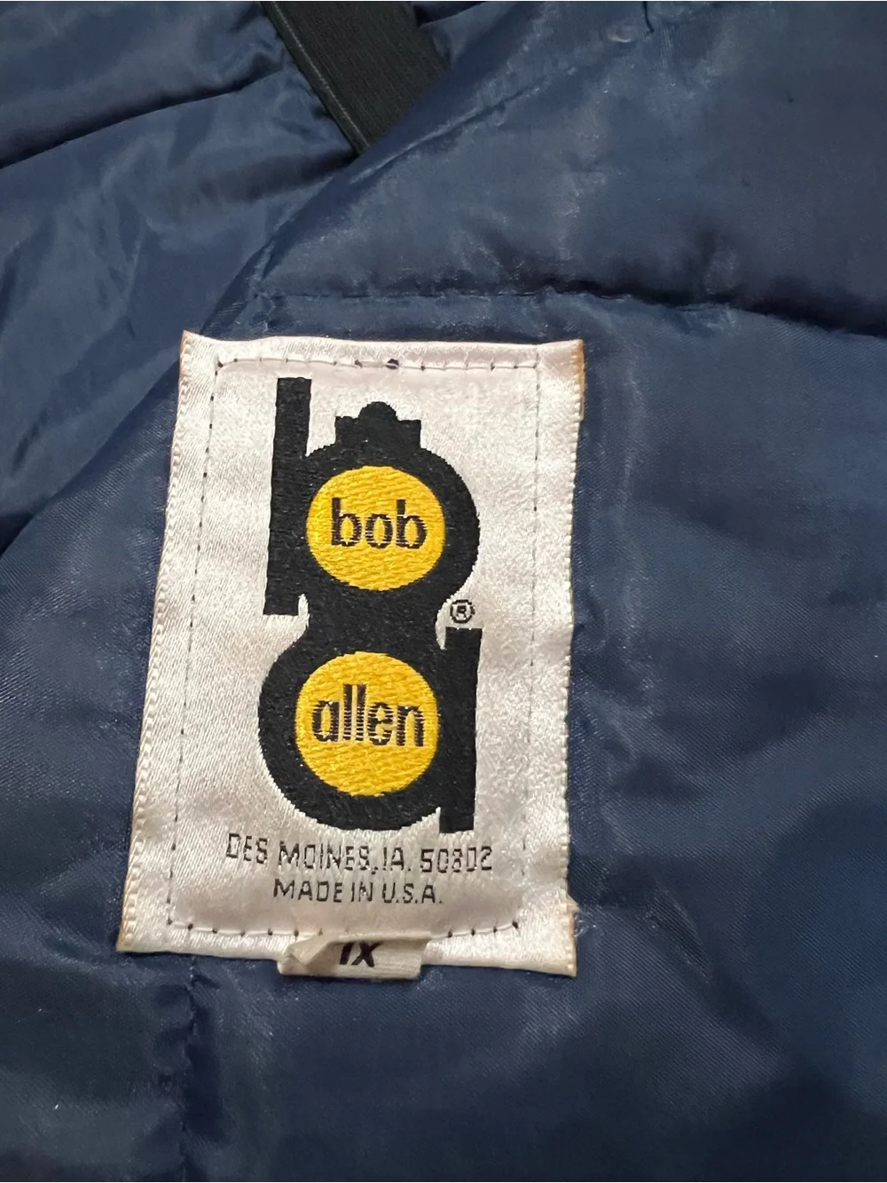 Vintage Bob Allen Gun Club Quilted Dual Zip Puffer Coat Jacket